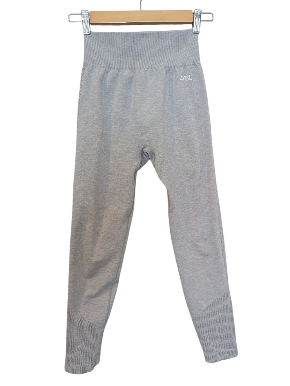 AYBL Seamless High-Waist Leggings in Light Gray